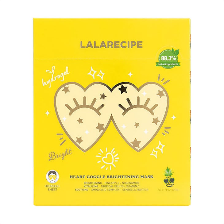 Гідрогелева освітлювальна маска для шкіри навколо очей Lalarecipe Heart Goggle Brightening Mask, 7 г